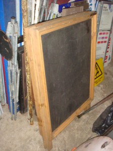 A Frame - Woodern & Blackboard