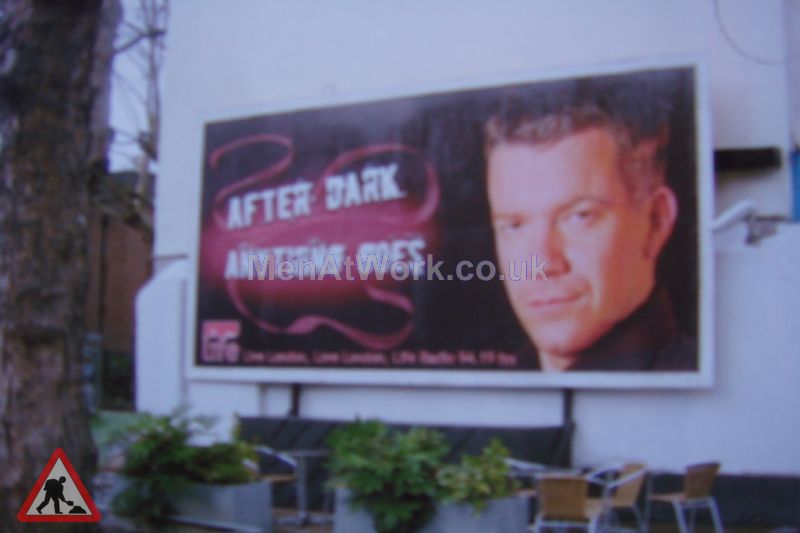 Advertising Billboard - Front View