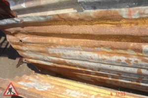 Rusted Corrugated Sheets - CS 12