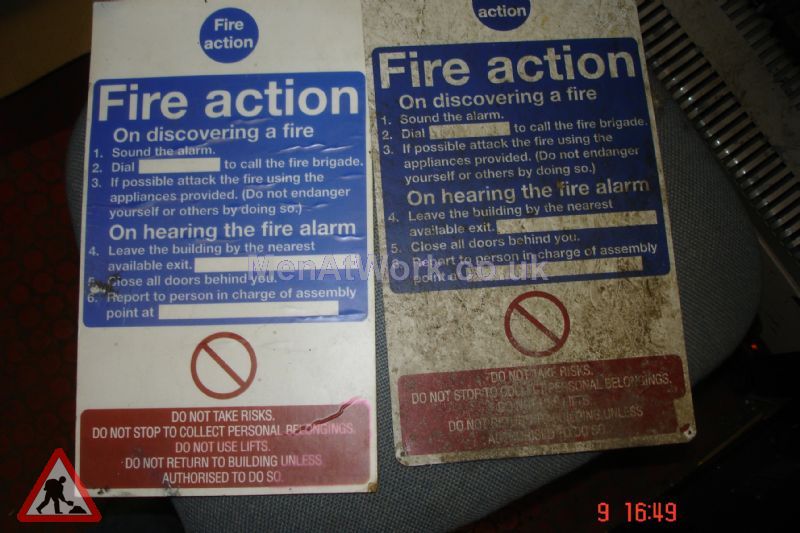Fire Action Sign - Fire Action Sign