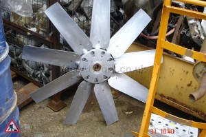 Large Metallic Fan Blade - Large Metallic Fan