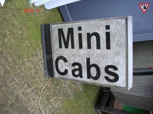 Mini Cabs Light Box - Mini Cabs