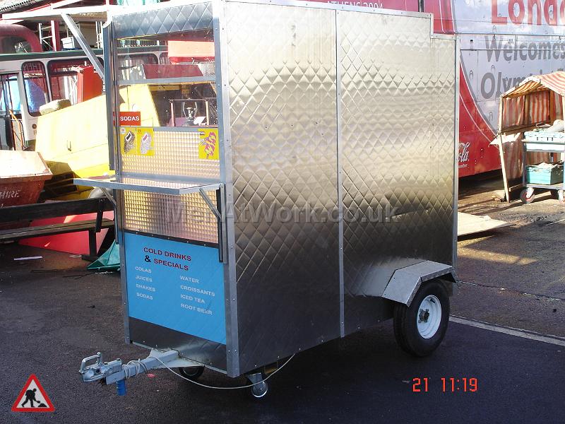 Mobile Food Vendor – Hot Dog Stand - Back View