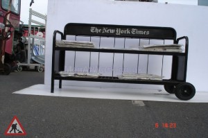 Newspaper Rack - The New York Times – trolley