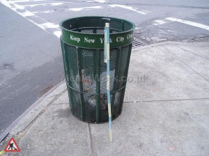 Metal Street Bins - Newyorkstyle