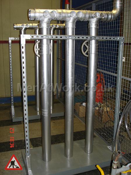 Boiler room pipes - Pipe Stand
