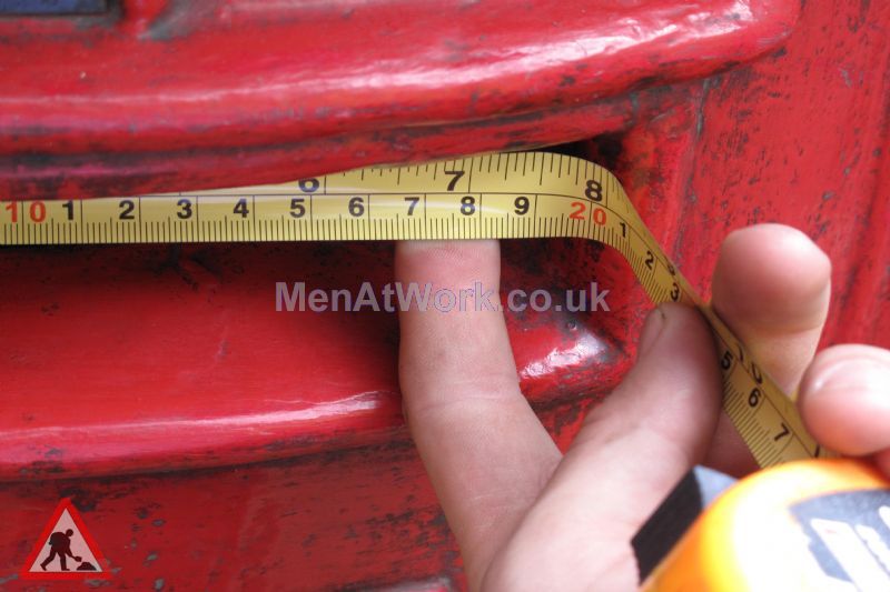 Red Letter Box - Measurements