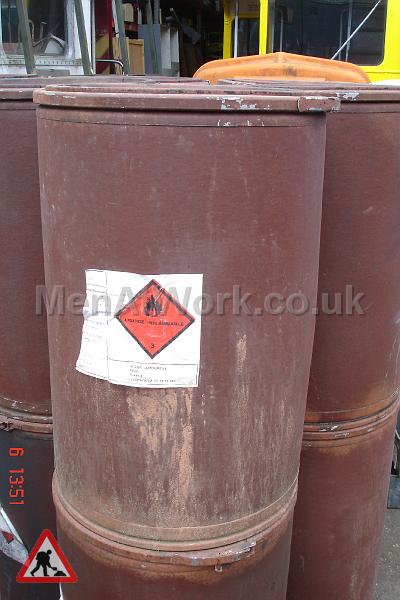 Steel Barrels - Flammable