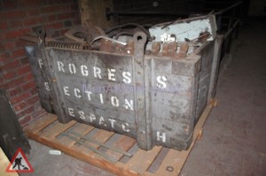 Wooden crate- iron - Wooden crate-iron