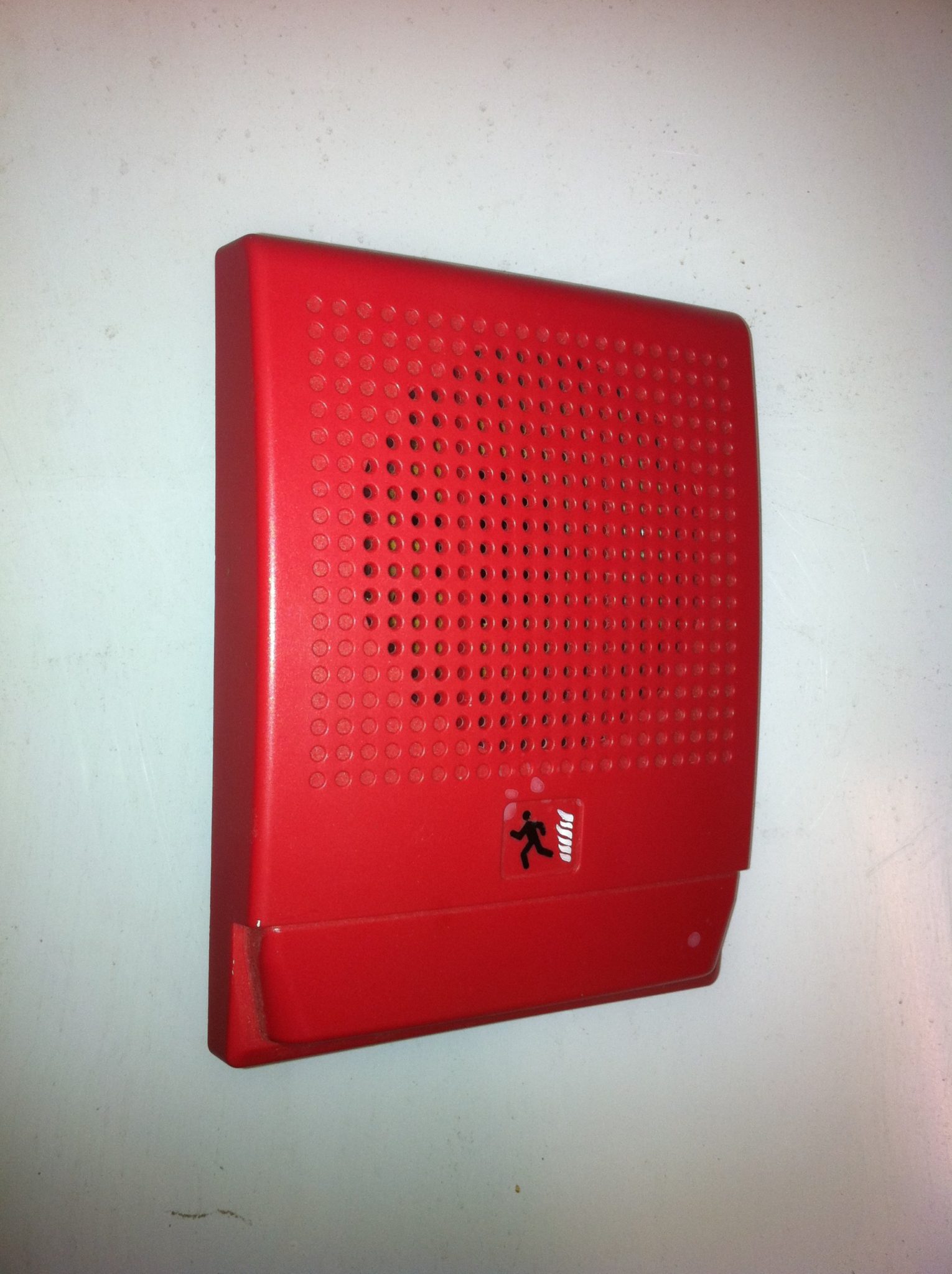 Red Intercom - mounted