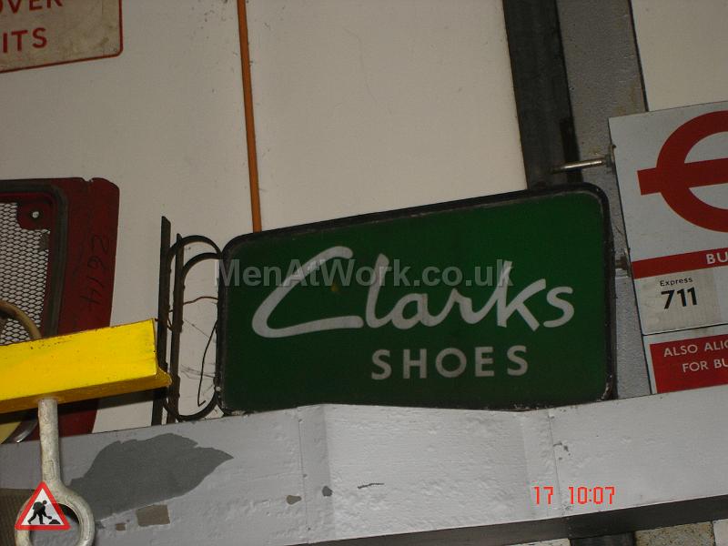 Clarks Shoes Sign - Clarks Shoes Sign