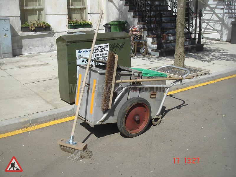 1940’s Style Road Sweeper - Early Style Cart 1940’s
