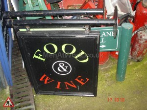 Food & Wine Sign - Food & Wine Sign
