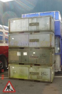 Large Transit Cases - Large Transit Containers 4 off
