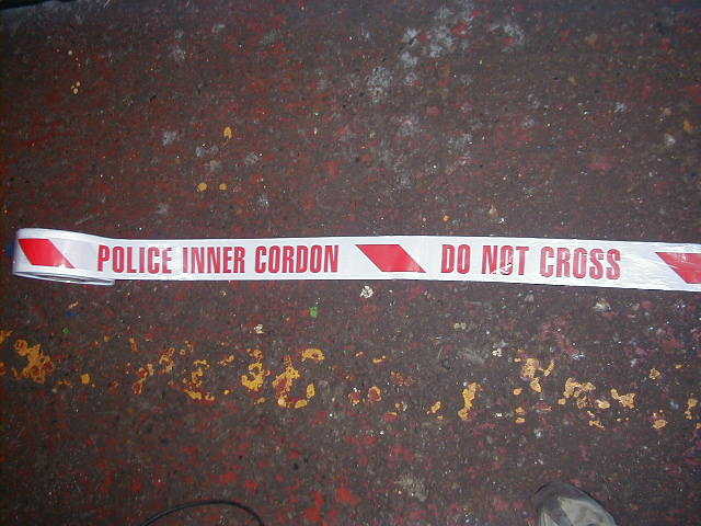 Police Cordon – Do Not Cross Tape - Police cordon