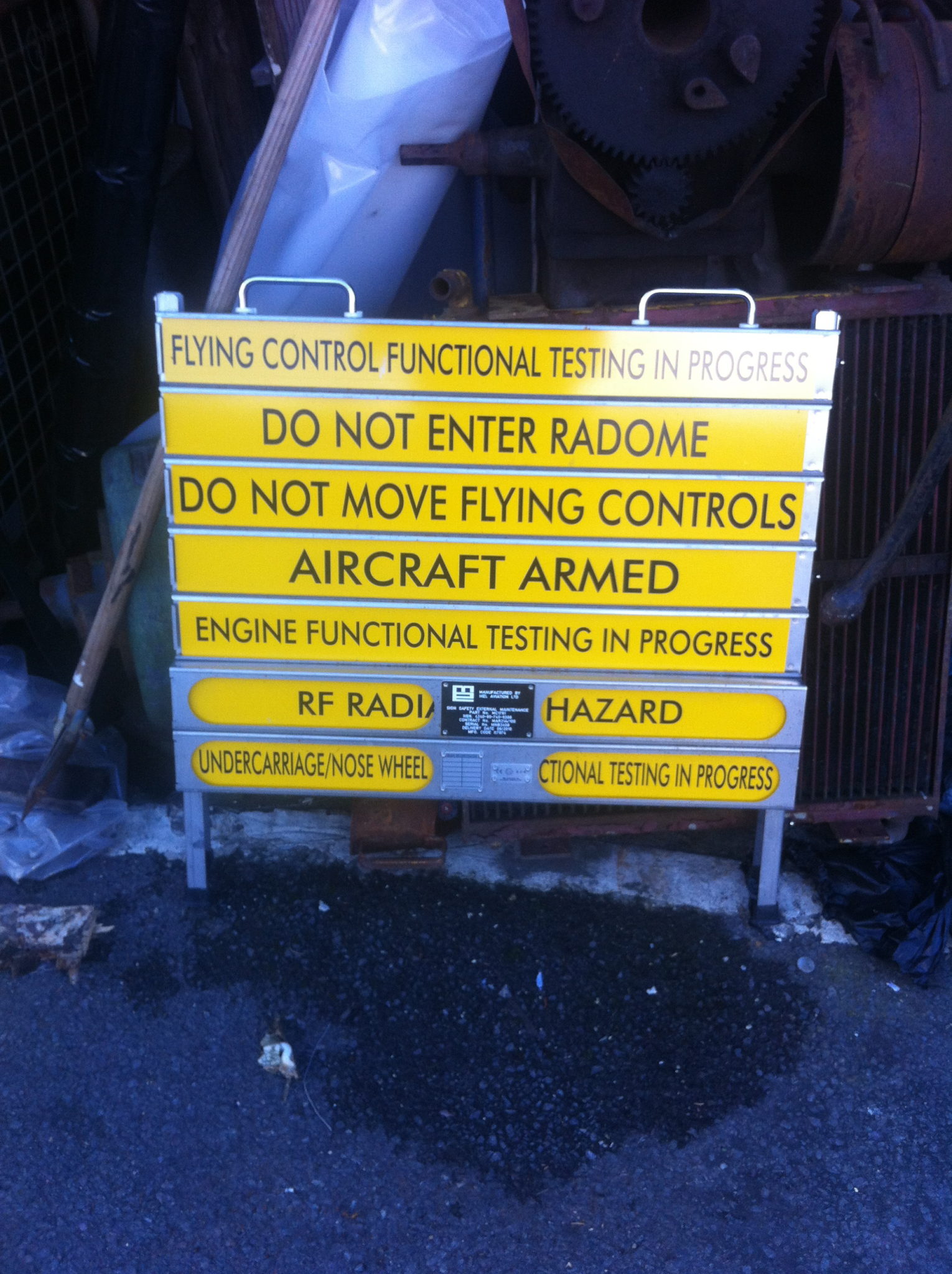 Aircraft Maintenance Sign - Aircraft Maintenance Sign