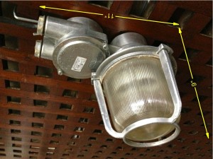 Industrial Ceiling Light 9ins Drop 11ins Across 20 Available - Ceiling Light