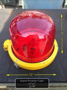 (37) Airport Perimeter Light 12″ x 11″  35 Available - Airport Warning Light