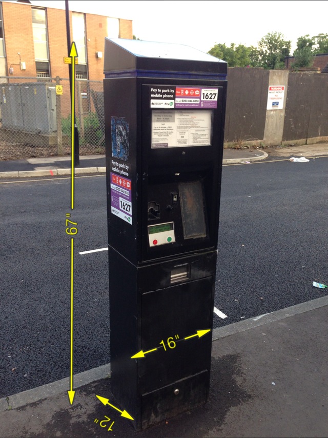 Pay and Display Parking Meter 4 Available - 