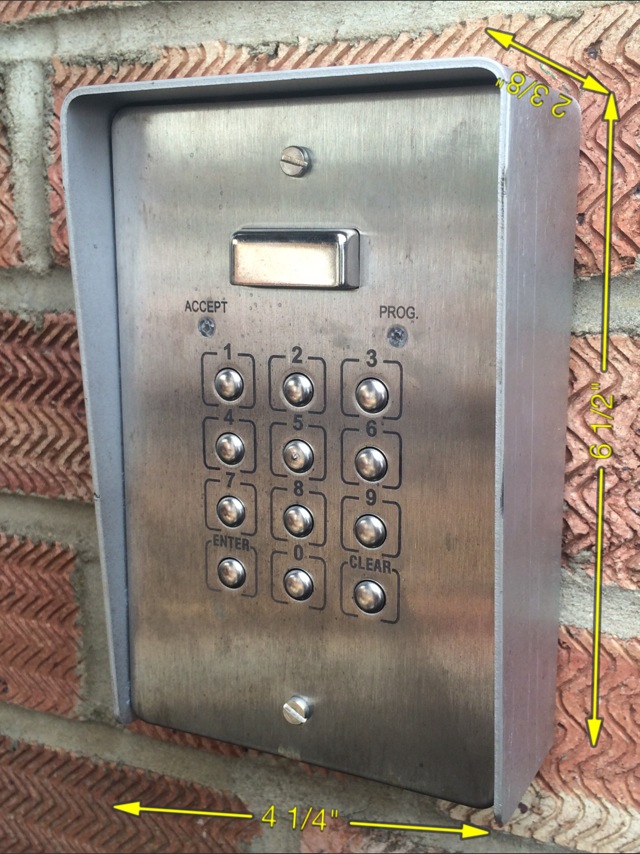 Push Button Entry Keypad-2 - 