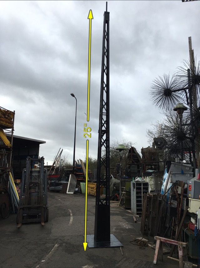 Metal Trellis Mast 25ft high 3 Available - IMG_1381